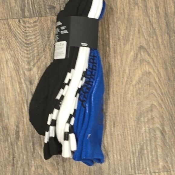 Converse Half Cushion Patch Logo & Stripe Crew Sock- 3PK - Picture 4 of 6